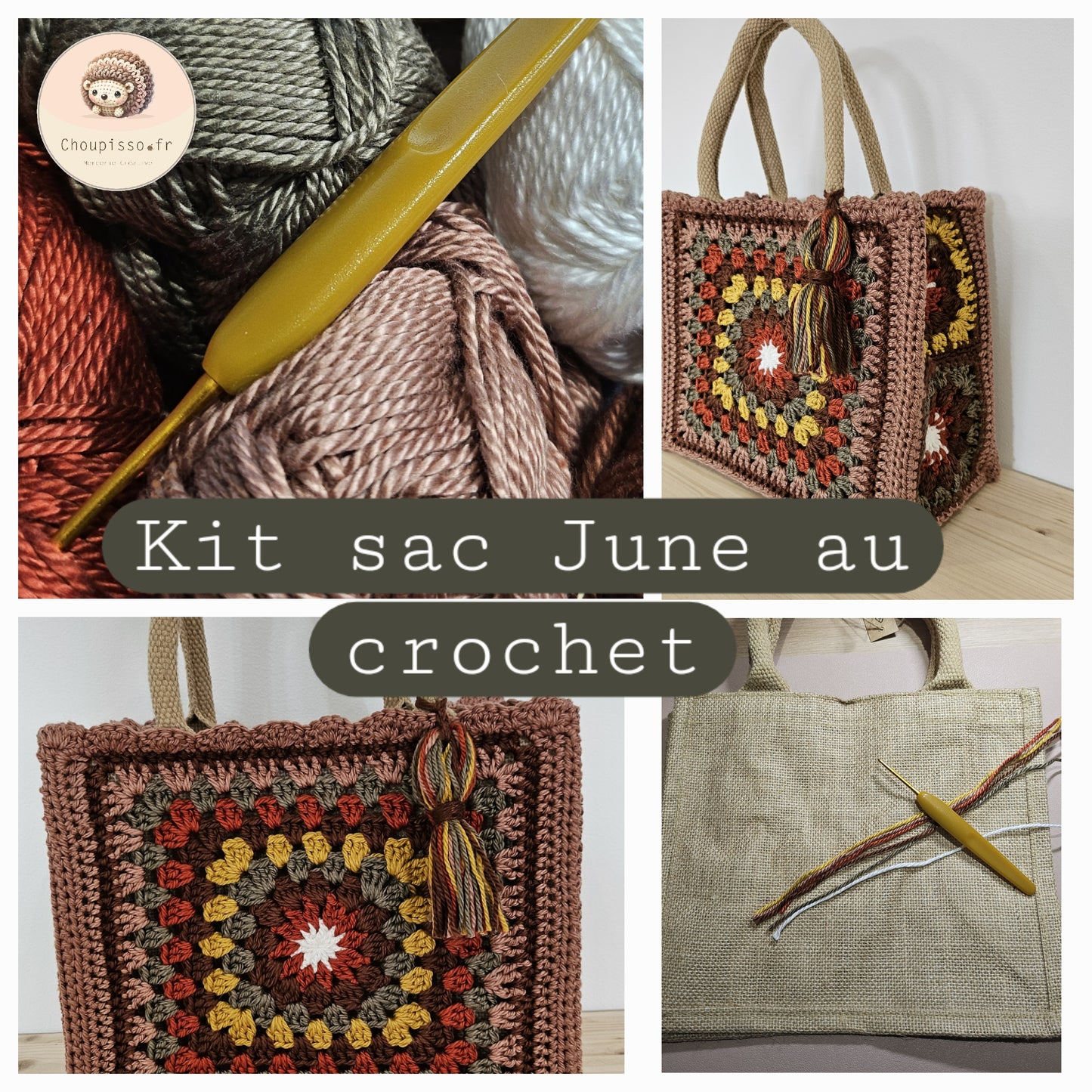 Kit sac June au crochet
