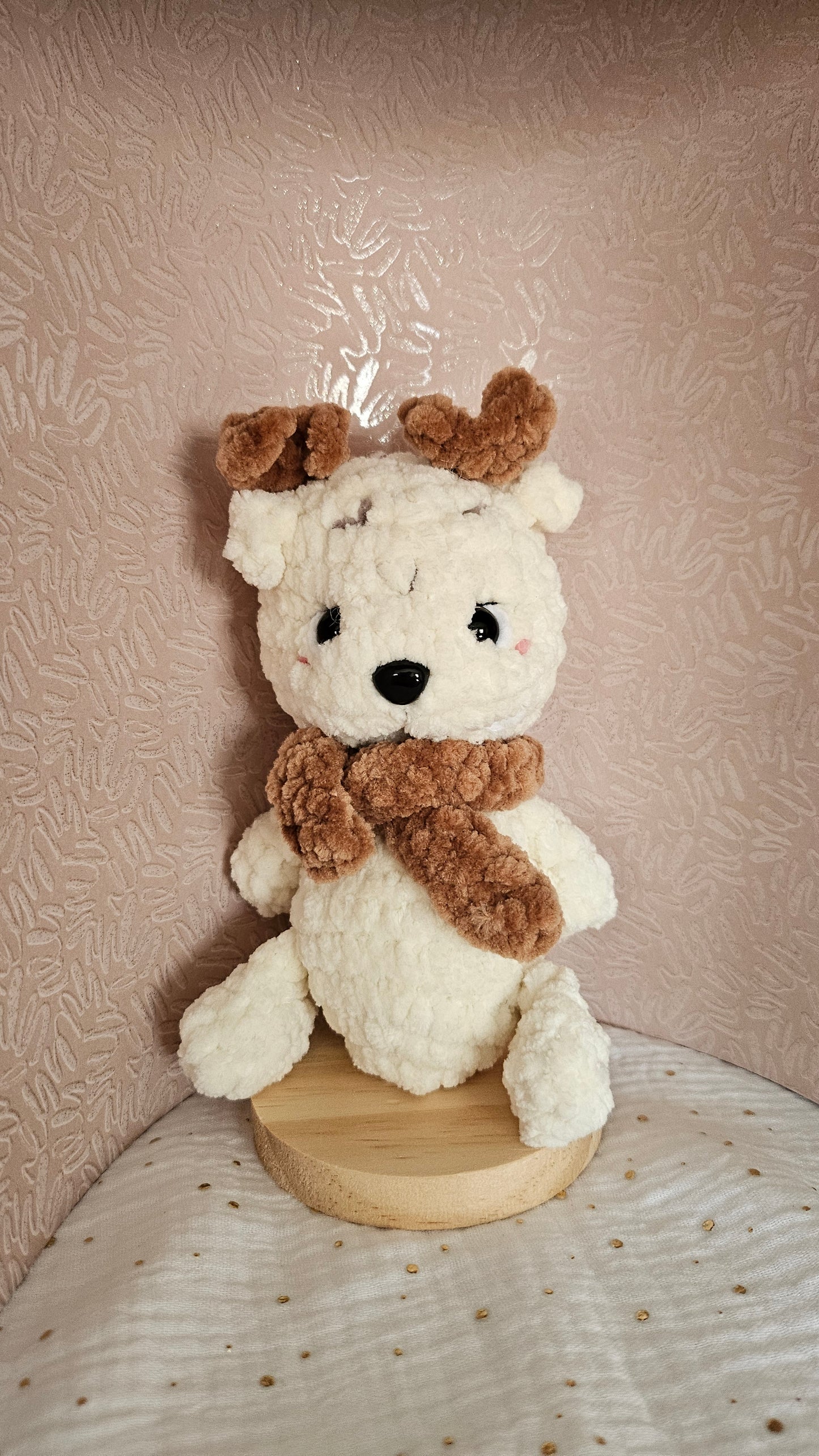 Petit renne de Noël blanc