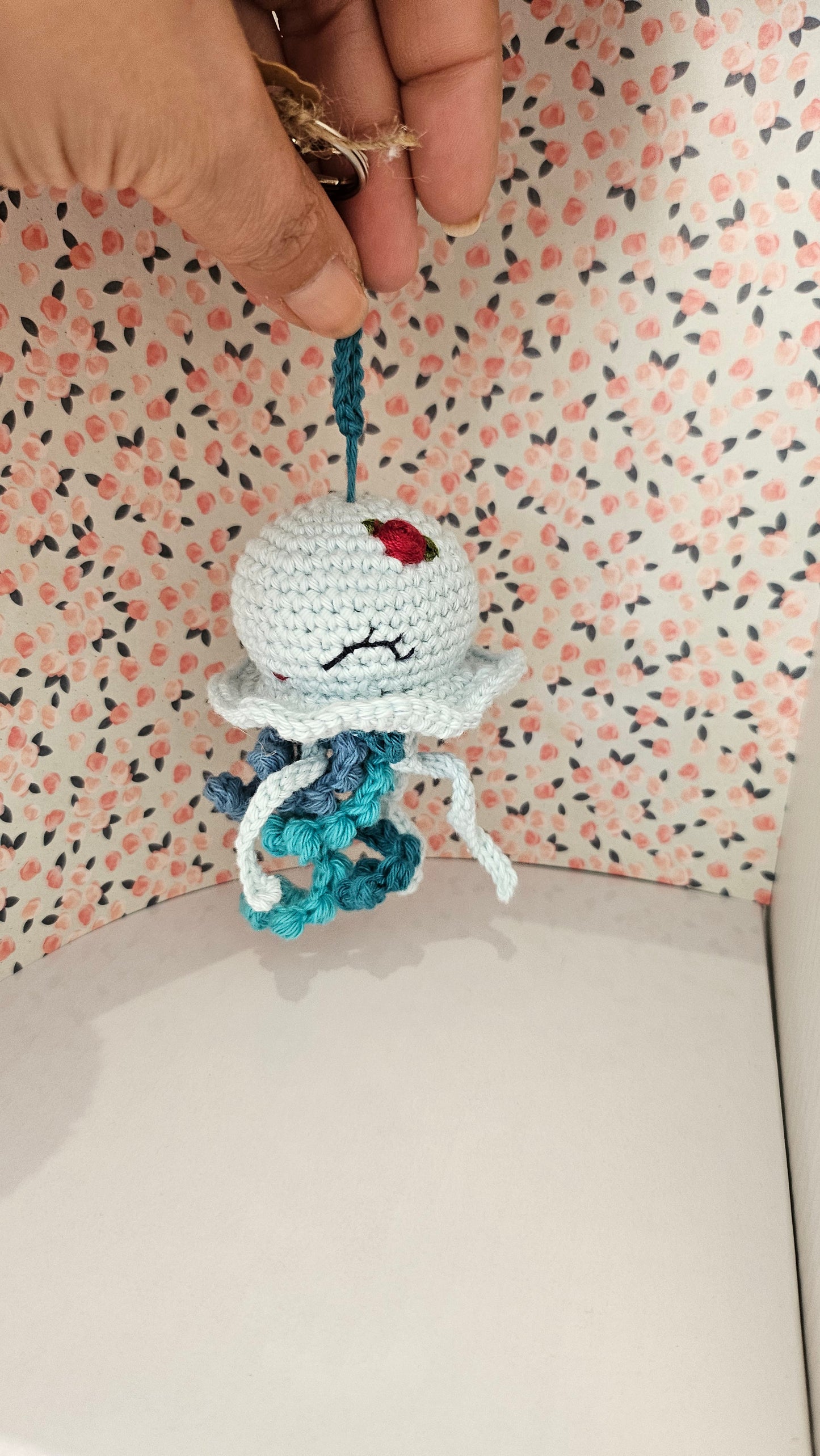 Porte clés meduse