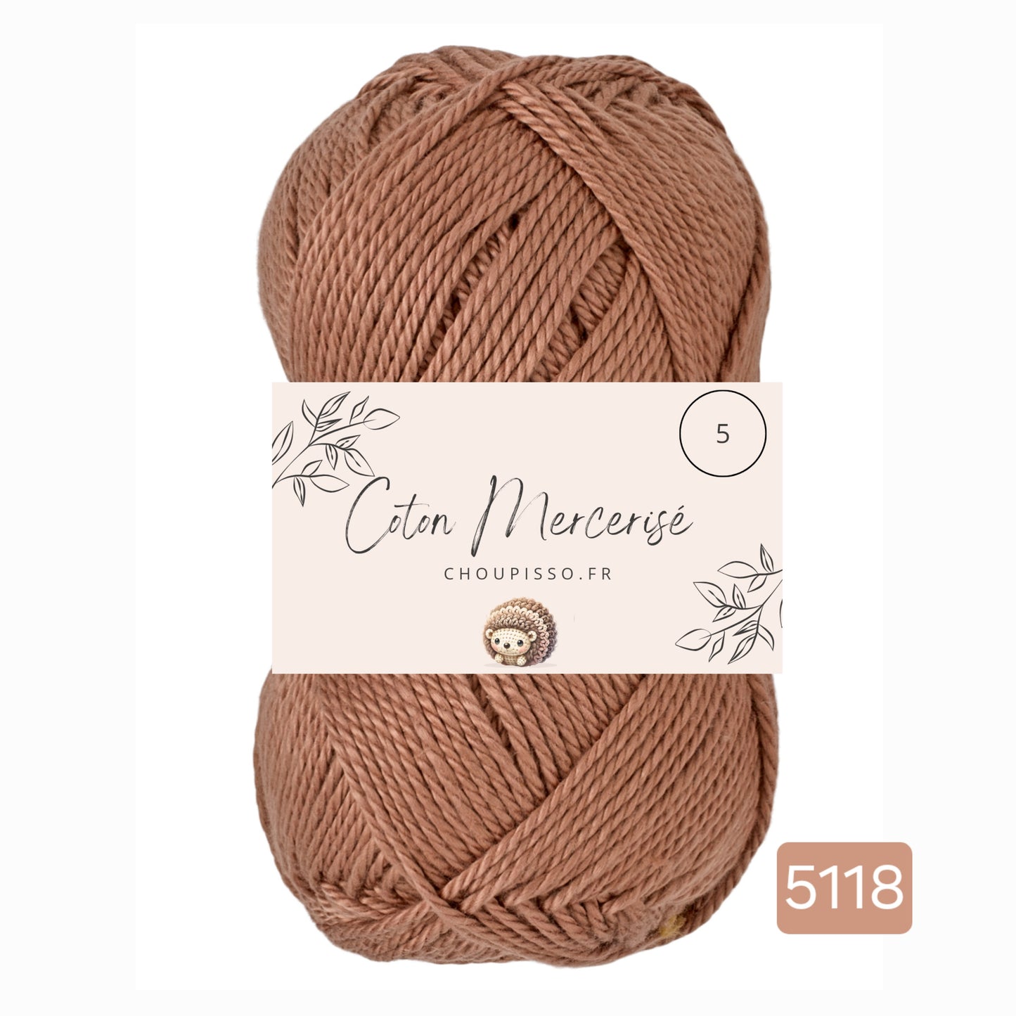 Coton mercerisé 5 Choupisso 5118