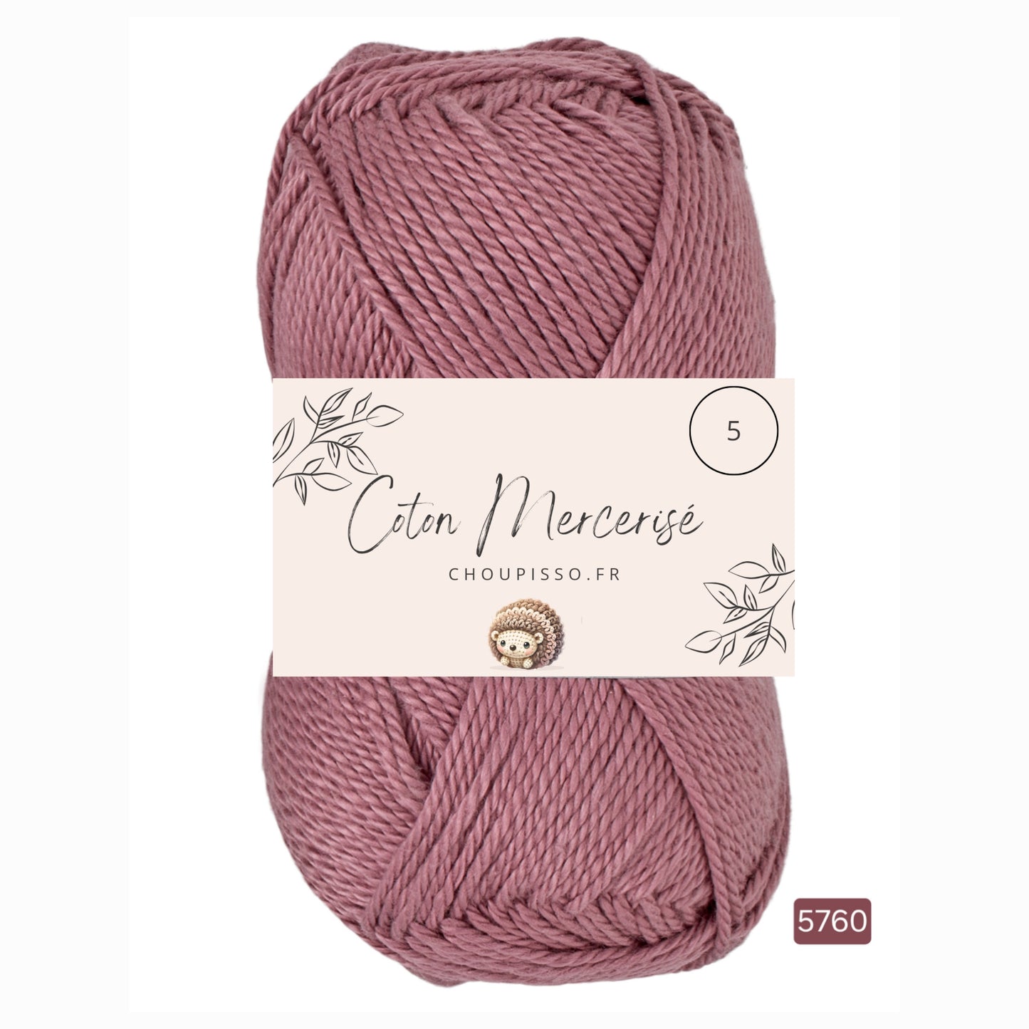 Coton mercerisé 5 Choupisso 5760