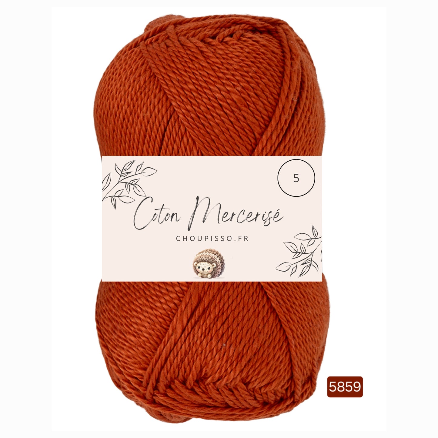 Coton mercerisé 5 Choupisso 5859