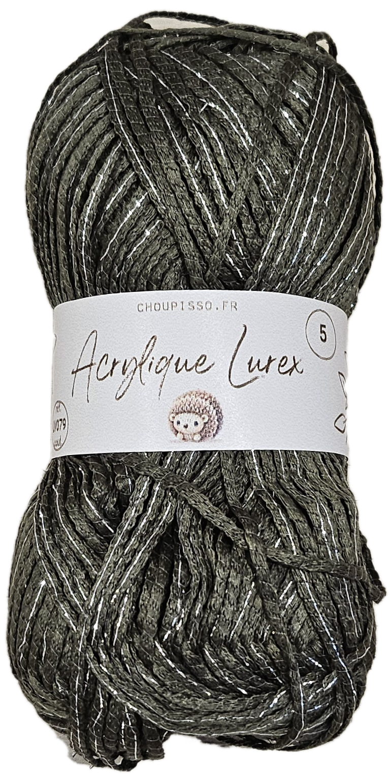 EN GROS Acrylique lurex 5 choupisso GLV
