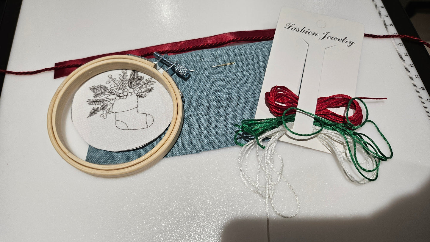 Kit broderie de Noël