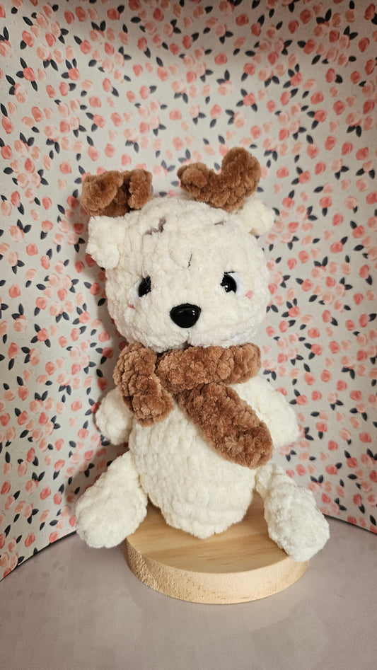 Petit renne de Noël blanc