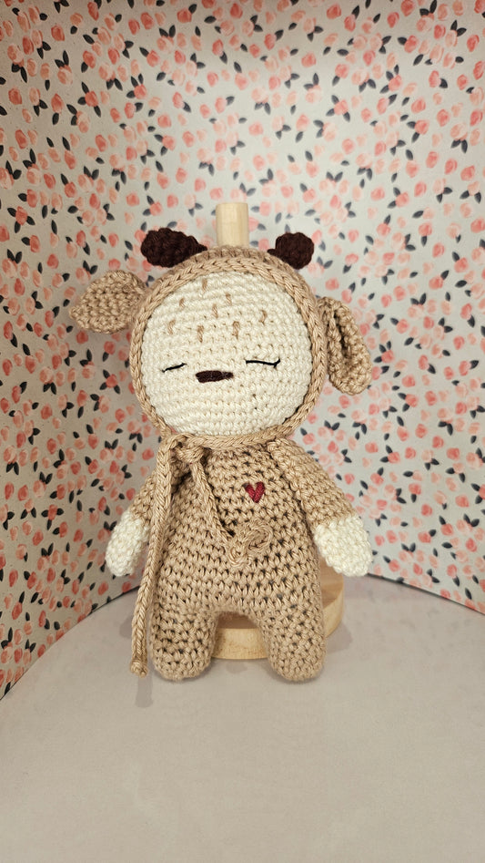 Mon poupon cerf petit coeur