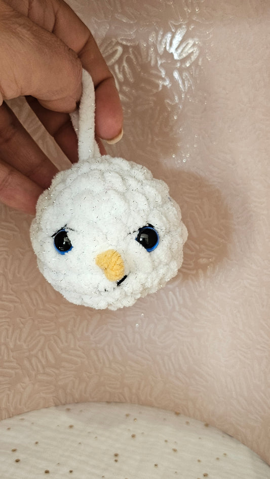 Boule de noel bonhomme de neige